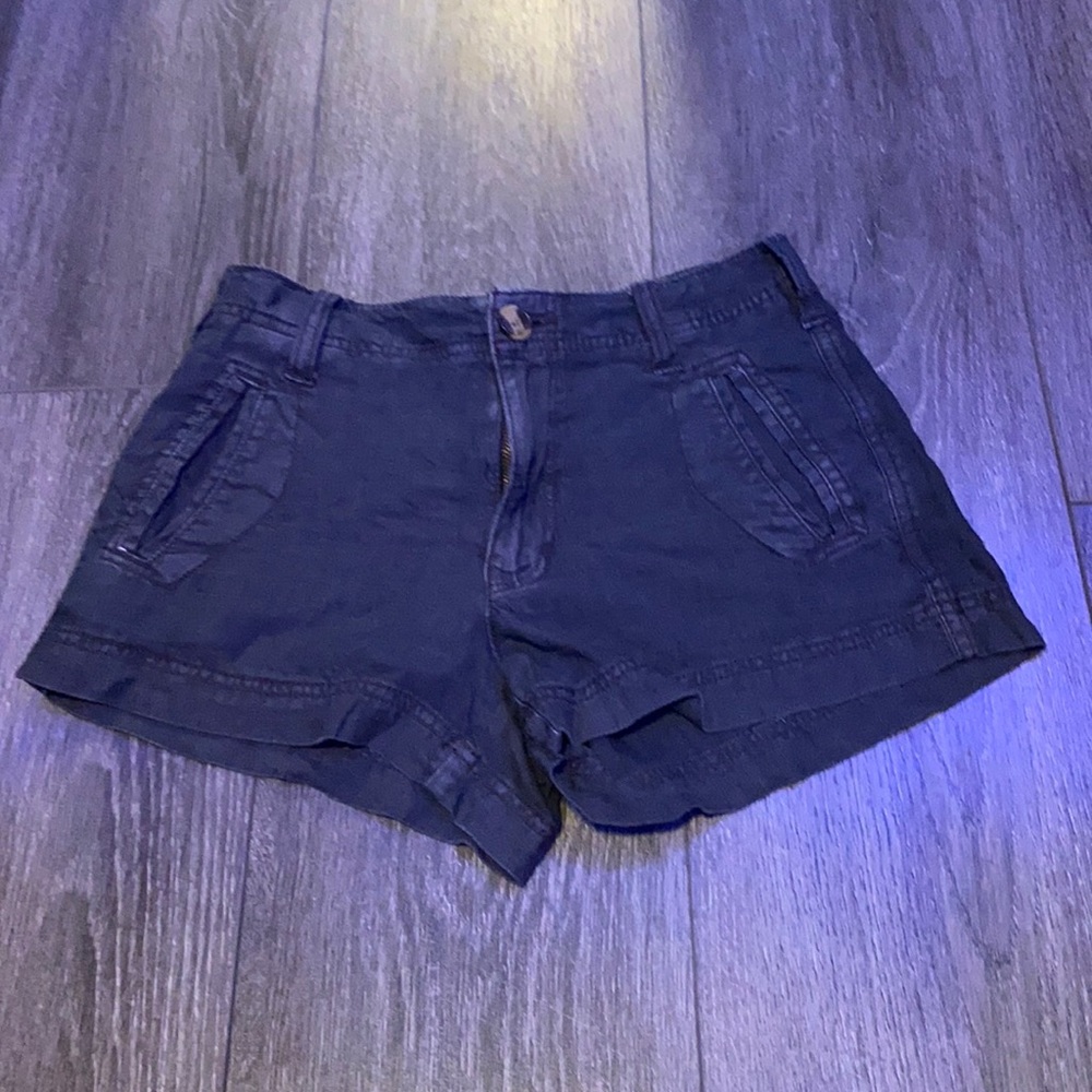 Grey American eagle jean shorts